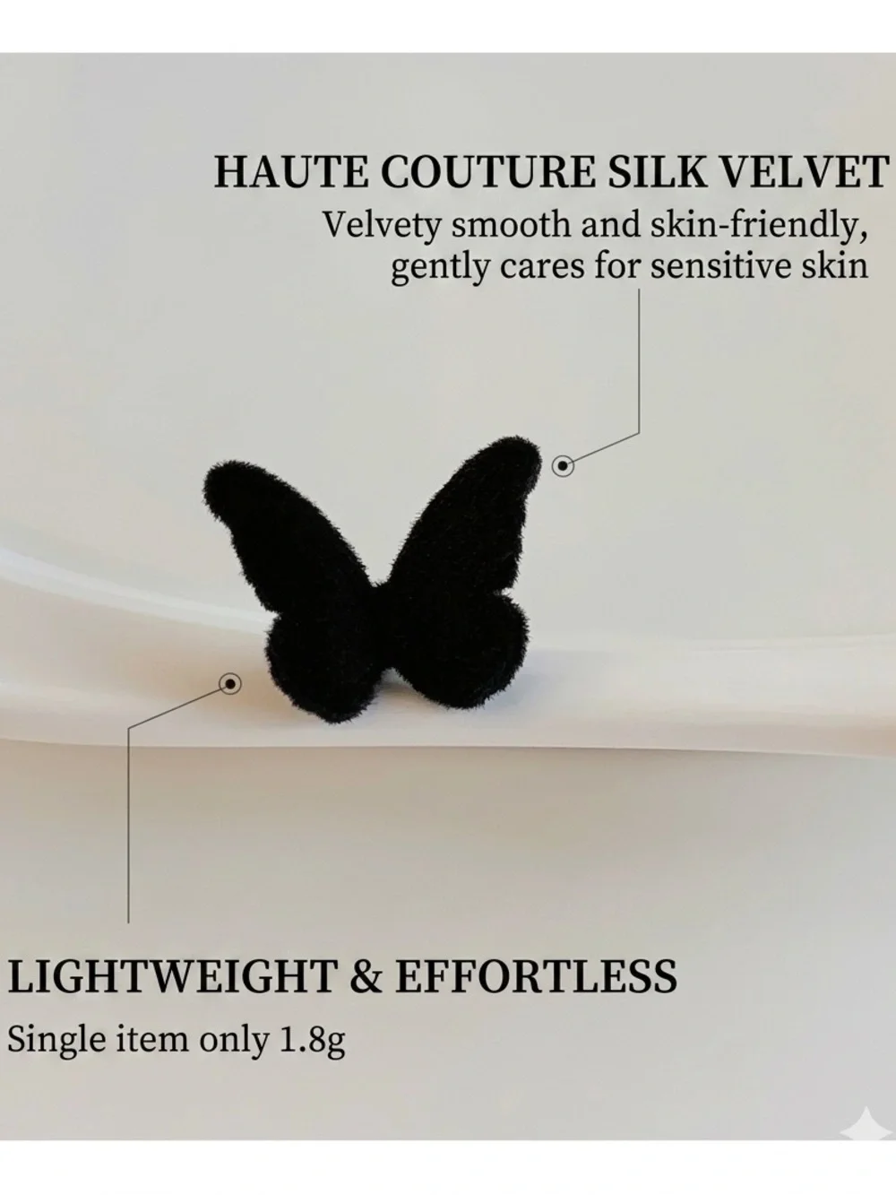 NEW Niche Aesthetic: Velvet Butterfly Studs - Haute Couture Inspired